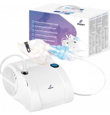 Silent piston inhaler with two masks