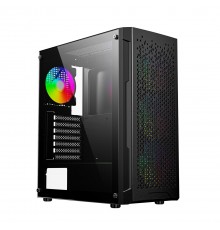 Gembird CCC-FC-400X Gaming ARGB computer case Fornax 400X, black