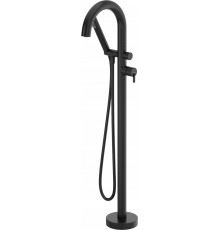 Freestanding bath faucet with shower set