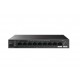 Tenda TEG1110PF-8-120W network switch Unmanaged Gigabit Ethernet (10/100/1000) Power over Ethernet (PoE) Black