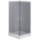Square shower enclosure 80x80 cm