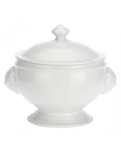 Suppenpott kaanega Chimera lõvi - Valge, 3 l