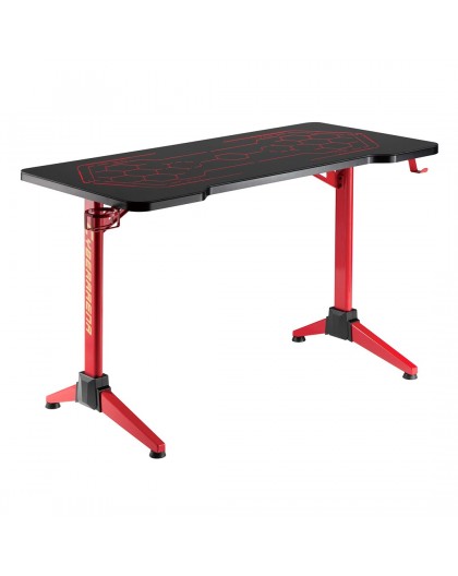 RGB Led NanoRS Gaming Desk, Black, Large, 100kg max, Height 760mm, RS163