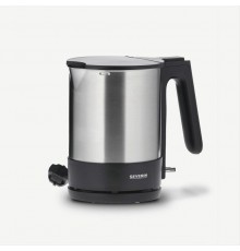 Severin WK 3409 electric kettle 1.7 L 2200 W Black, Stainless steel