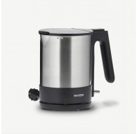 Severin WK 3409 electric kettle 1.7 L 2200 W Black, Stainless steel
