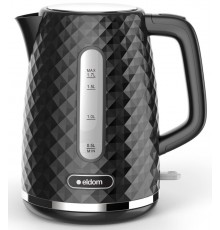 C280C ELDOM Kettle ELLI, capacity 1.7 l, power 2200 W, black, strix, black