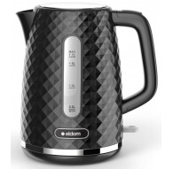 C280C ELDOM Kettle ELLI, capacity 1.7 l, power 2200 W, black, strix, black