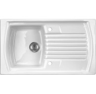 1-bowl ceramic sink with drainer