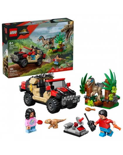 LEGO JURASSIC WORLD 76972 Raptor Off-Road Escape