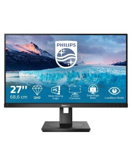 Philips S Line 275S1AE/00 LED display 68.6 cm (27") 2560 x 1440 pixels 2K Ultra HD LCD Black