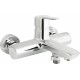 Wall-mounted bathtub mixer with 1 handle