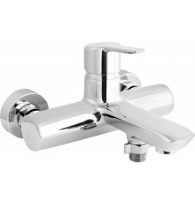 Wall-mounted bathtub mixer with 1 handle