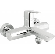 Wall-mounted bathtub mixer with 1 handle
