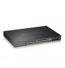 Zyxel GS2220-28HP-EU0101F network switch Managed L2 Gigabit Ethernet (10/100/1000) Power over Ethernet (PoE) Black