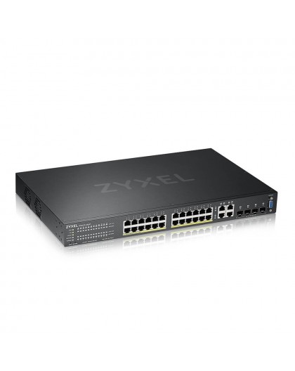 Zyxel GS2220-28HP-EU0101F network switch Managed L2 Gigabit Ethernet (10/100/1000) Power over Ethernet (PoE) Black