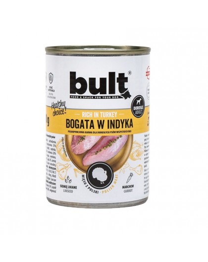 BULT Rich in turkey - wet dog food - 400g
