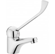 Washbasin mixer with automatic stopper with lever Clinic