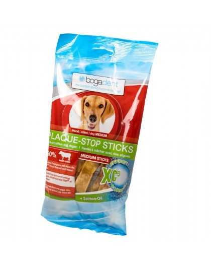 BOGAR Bogadent Plaque-stop sticks Medium Beef - dog treat - 100g