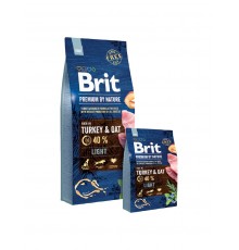 Brit Premium by Nature Light - dry dog food - Apple, Chicken, Corn, Turkey 15 kg