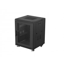 Lanberg FF01-6615-23B rack cabinet 15U Freestanding rack Black