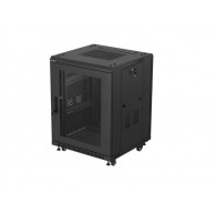 Lanberg FF01-6615-23B rack cabinet 15U Freestanding rack Black