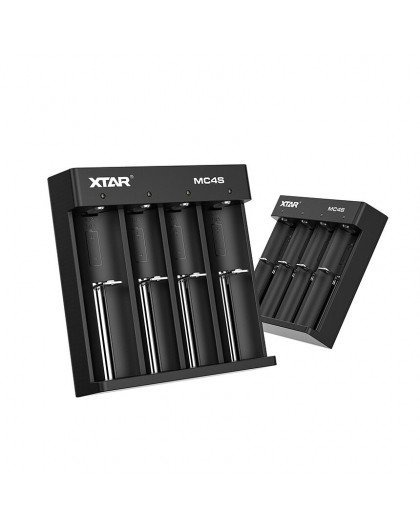 Battery charger for cylindrical Li-ion batteries18650 / NiMH Xtar MC4S