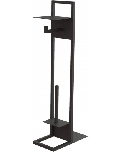 Paper stand with shelf