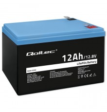 Qoltec LiFePO4 Lithium-Iron-Phosphate Battery 12.8V 12Ah 153.6Wh with BMS