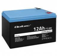 Qoltec LiFePO4 Lithium-Iron-Phosphate Battery 12.8V 12Ah 153.6Wh with BMS
