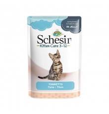 SCHESIR Tuna in jelly - wet food for kittens - 85g