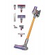 Dyson V8 Absolute 2-in-1 stick vacuum Battery Dry Bagless Silver, Yellow