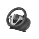 GENESIS Seaborg 400 Black, Silver USB Steering wheel + Pedals Nintendo Switch, PC, PlayStation 4, Playstation 3, Xbox 360, Xbox 