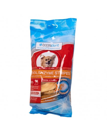 BOGAR Bogadent Dental enzyme stripes Mini Beef - dog treat - 100g