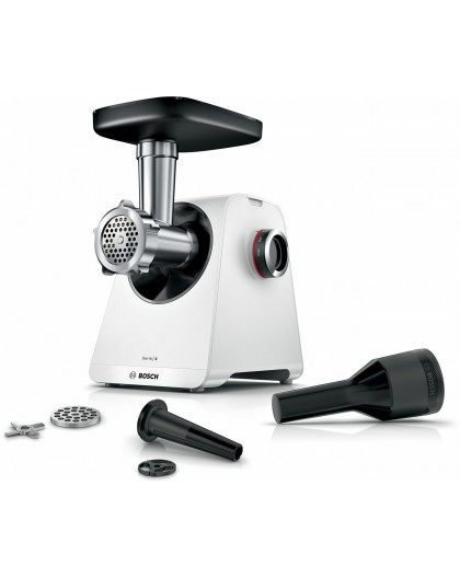 Bosch Serie 4 MFWS420W mincer 1900 W White, Black