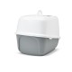 SAVIC Nestor Jumbo White-Grey – covered cat litter box – 66.5x48.5x46.5 cm – 1 pc.