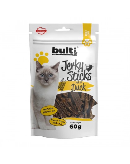 BULTI Jerky sticks rich in duck - cat treats - 60g