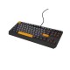 GENESIS Thor 230 TKL keyboard Gaming USB QWERTY Black, Grey, Orange