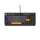 GENESIS Thor 230 TKL keyboard Gaming USB QWERTY Black, Grey, Orange