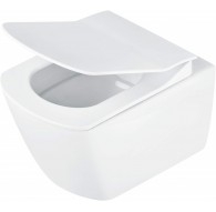 Rimless wall-hung toilet