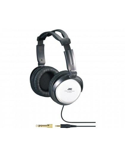 JVC HA-RX500-E Headphones Wired Head-band Music Black, White
