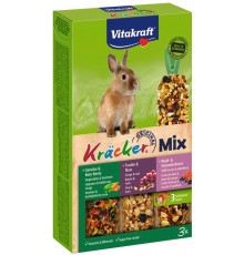 VITAKRAFT KRACKER forest fruits/walnuts/vegetables - treats for rabbits - 3 pieces