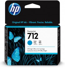 HP 712 - cyan - original - DesignJet -