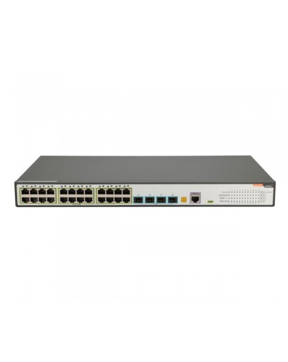 FiberHome S4820-28T-X-PE-AC network switch Managed L2/L3 Gigabit Ethernet (10/100/1000) Power over Ethernet (PoE) 1U Black, Grey