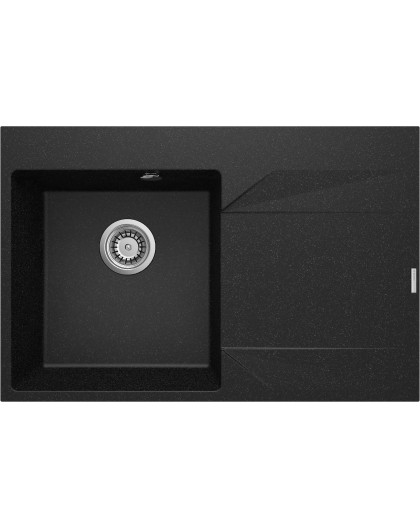 Granite 1-bowl sink with drainer - right