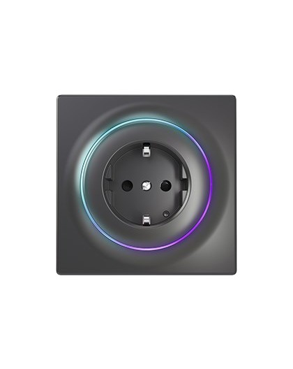Розетка Fibaro FGWOF-011-8 Тип F Черная
