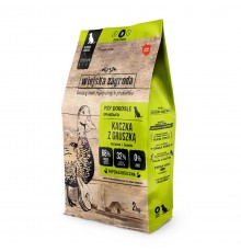 WIEJSKA ZAGRODA Duck with pear M - dry dog food - 2kg