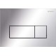 Flush plate for concealed frames - slim