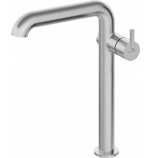 Tall basin mixer with rectangular spout