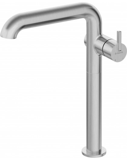 Tall basin mixer with rectangular spout