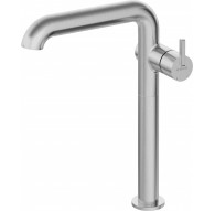 Tall basin mixer with rectangular spout
